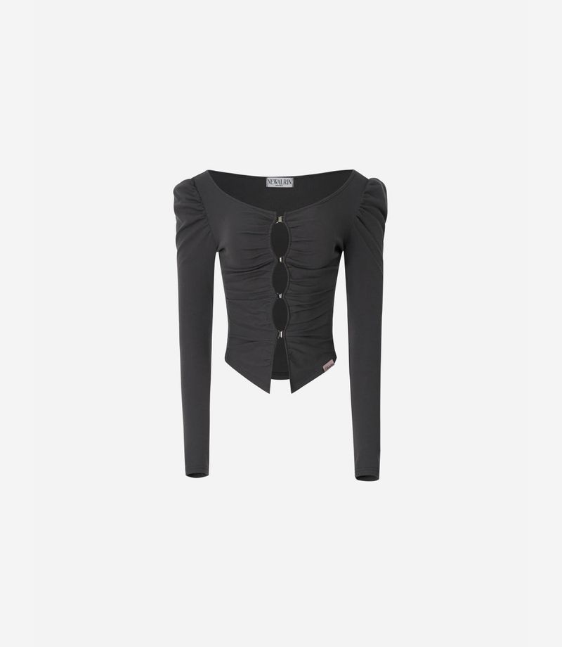 Ruby Shirring Hook Cardigan