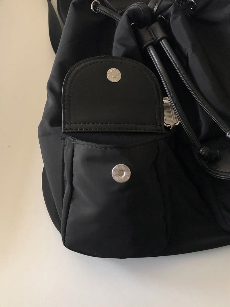Two-Pocket Nylon Backpack