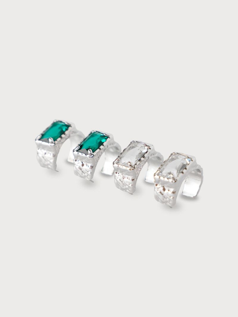no.1 earring silver