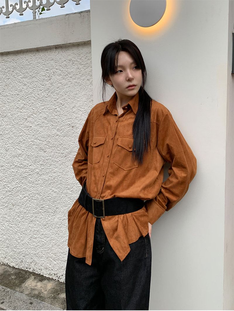 WESTERN SUEDE SHIRT (3C)