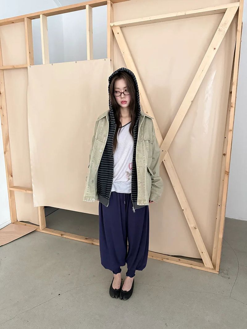 vintage washing work jacket