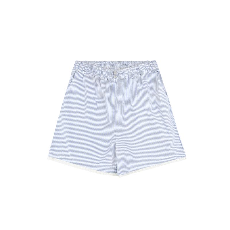 LACE STRIPE SHORTS (2 COLORS)
