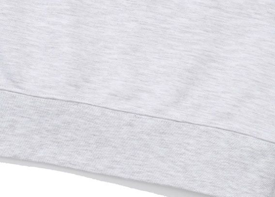MONOGRAM REGULAR SWEATSHIRT【WHITE MELANGE GREY】