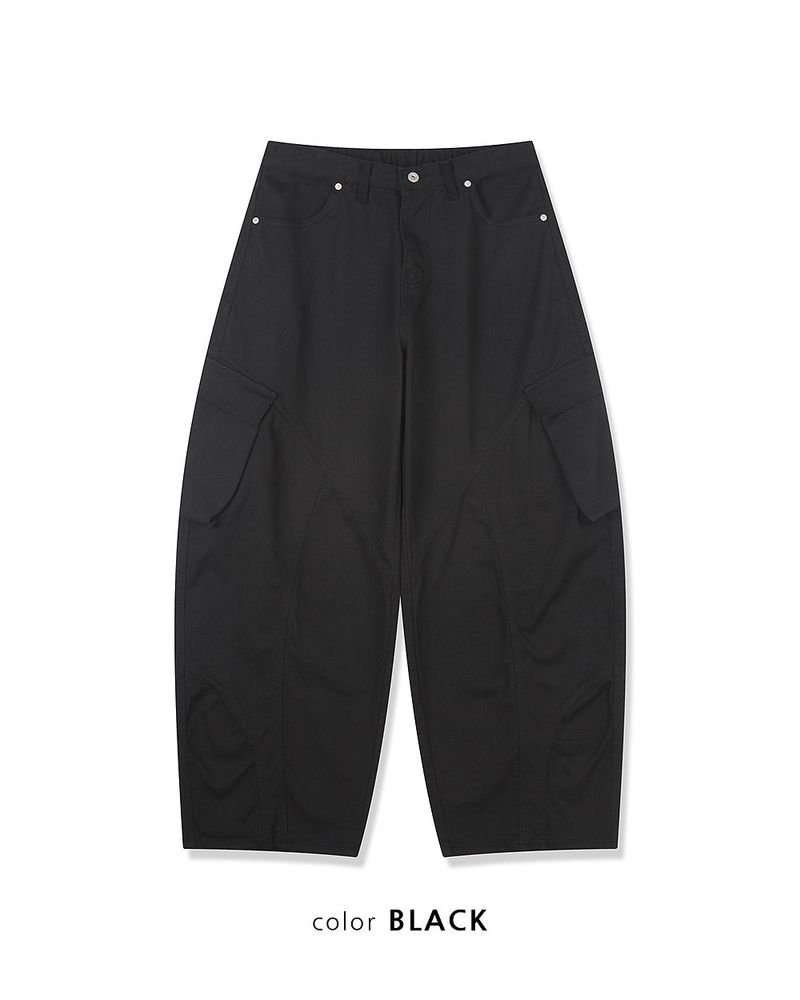 Raun Curved Cargo Wide Pants