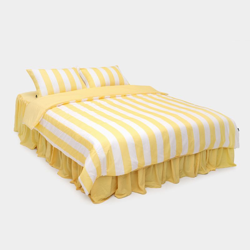 Dust-Free Bold Stripe Duvet Cover - K size