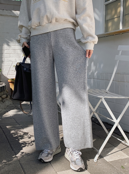 SHOPPERLAND(ショッパーランド)の「ニットウールワイドバンディングパンツ (4color)(Pants)」