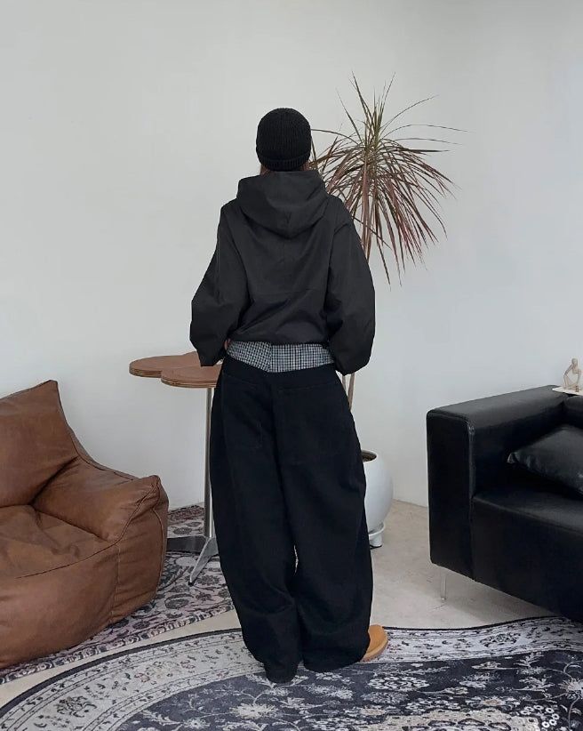 Luden Hook Buckle Hooded Jumper