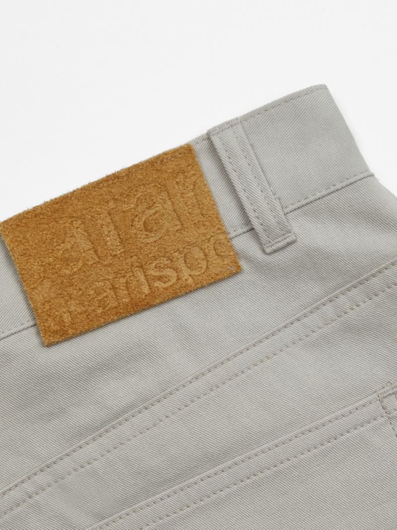 MULTI SKULL STRAIGHT COTTON PANTS (GRAY)