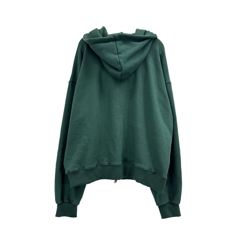 deeptech lettering hood zip-up