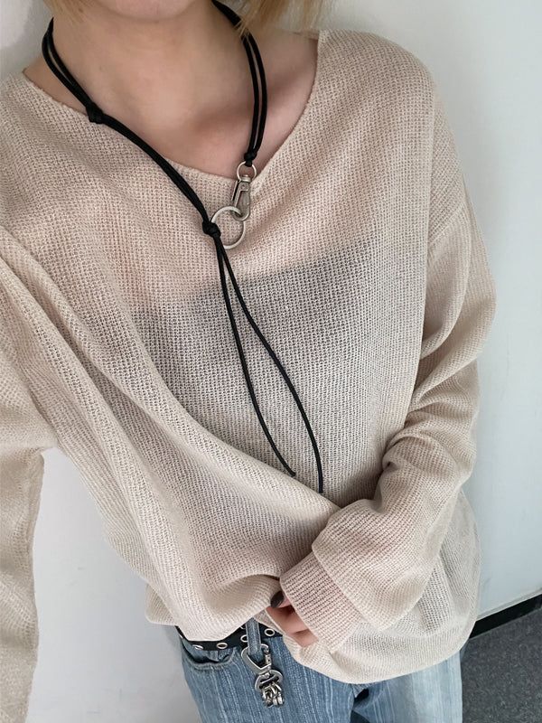 (UNISEX) Hook Necklace