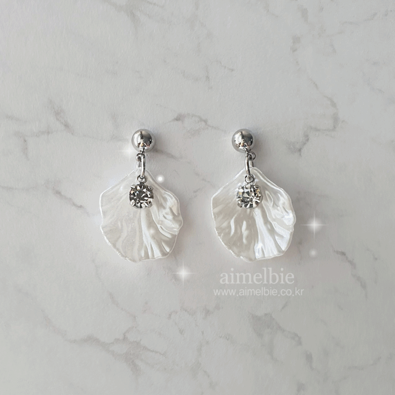 The Little Mermaid Earring - Silver Color