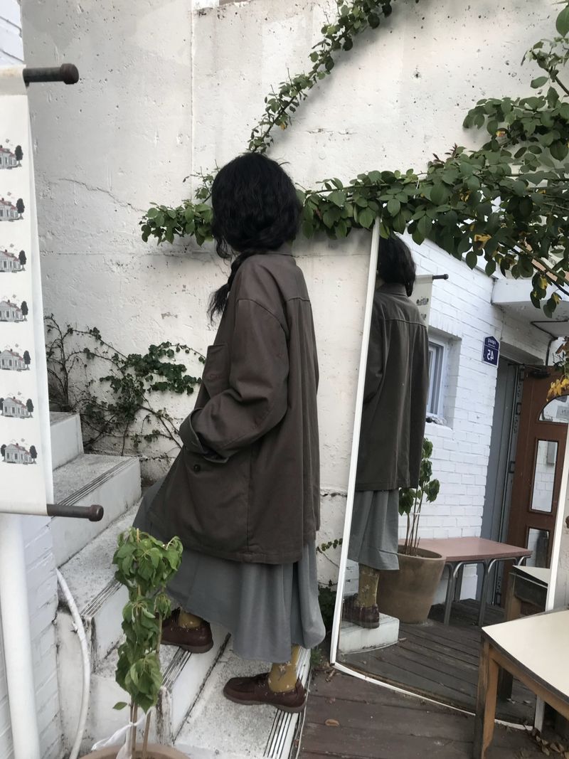 ポケット ハーフジャケット