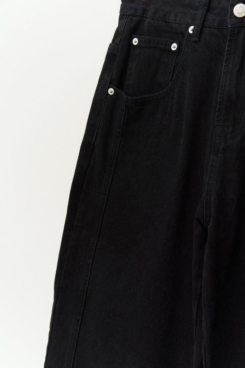 Loast Black Wide Denim