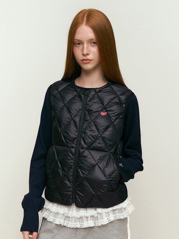 KIRSH（キルシー）の「KIRSH CLOUD DOWN VEST [BLACK]（Jackets/Outerwear）」