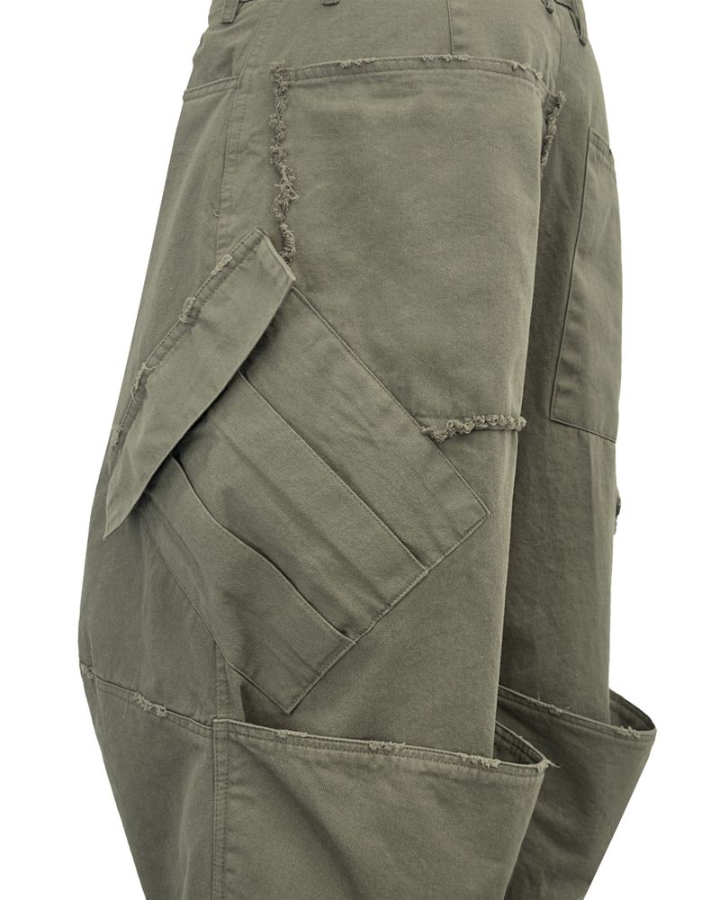 VTG BACK BOOTS CARGO SHORTS_KHAKI