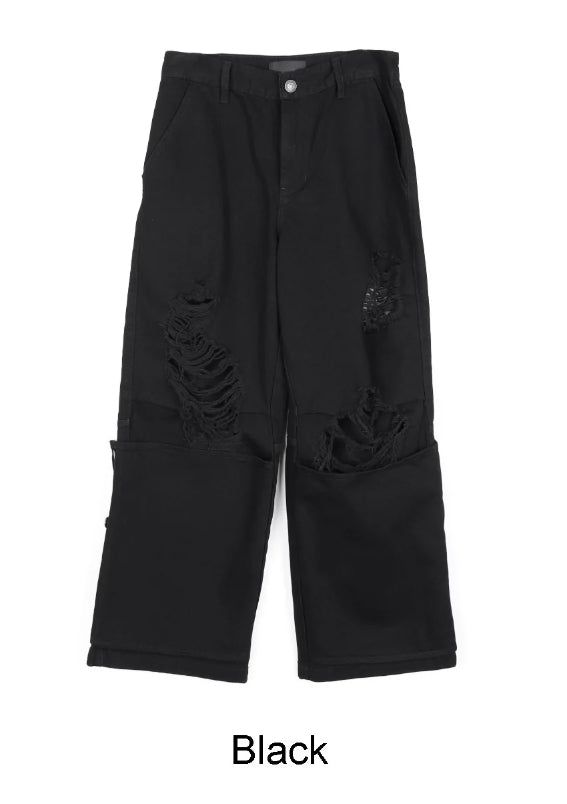 Fed Damage Layered Cotton Pants