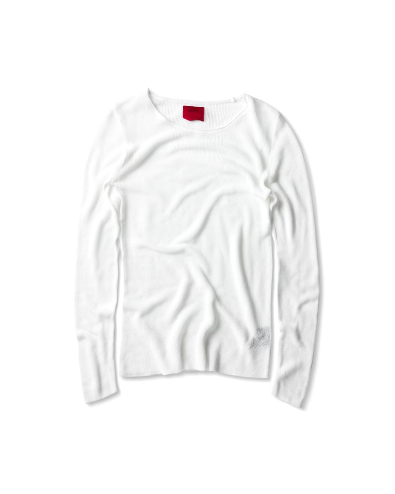 KNIT WHITE LONG SLEEVES