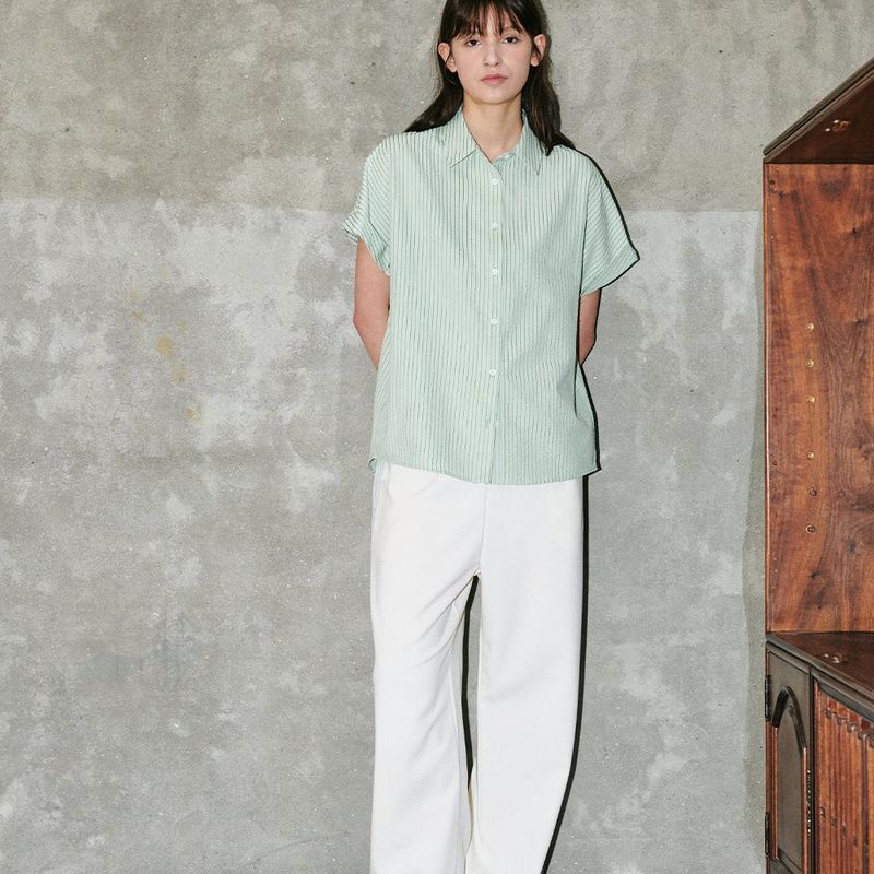 Cabra Sleeves Blouse Mint
