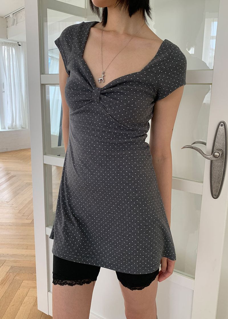 eon（イオエン）の「DOT RIBBON OPS (2color)（Dresses）」