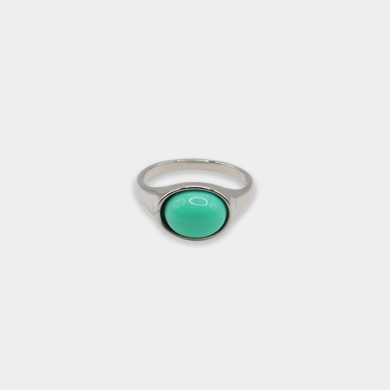 Grumpy Stuff(グロンピースタッフ)の「Mint Oval Signet Ring(Accessories)」