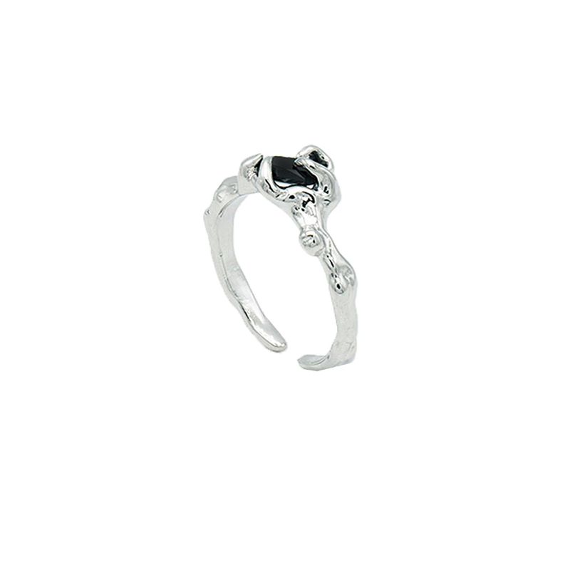RANDOMOFF(ランダムオフ)の「Black Stone pendant Ring(Accessories)」