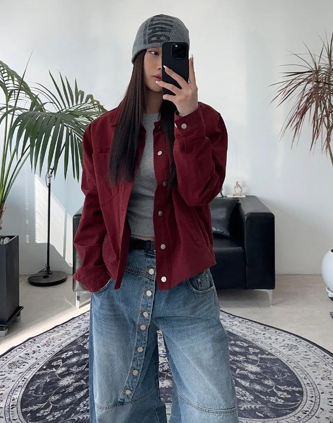 Cliff Dyeing Cotton Jacket