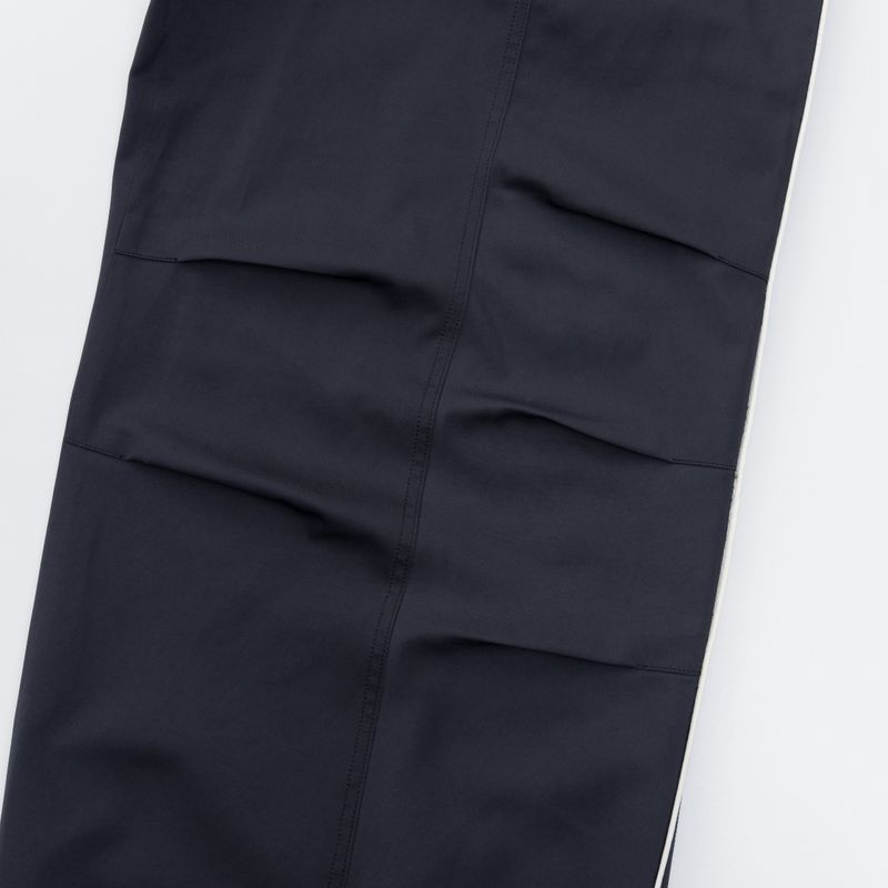 Piping Pin-Tuck Pants (Dark Gary)
