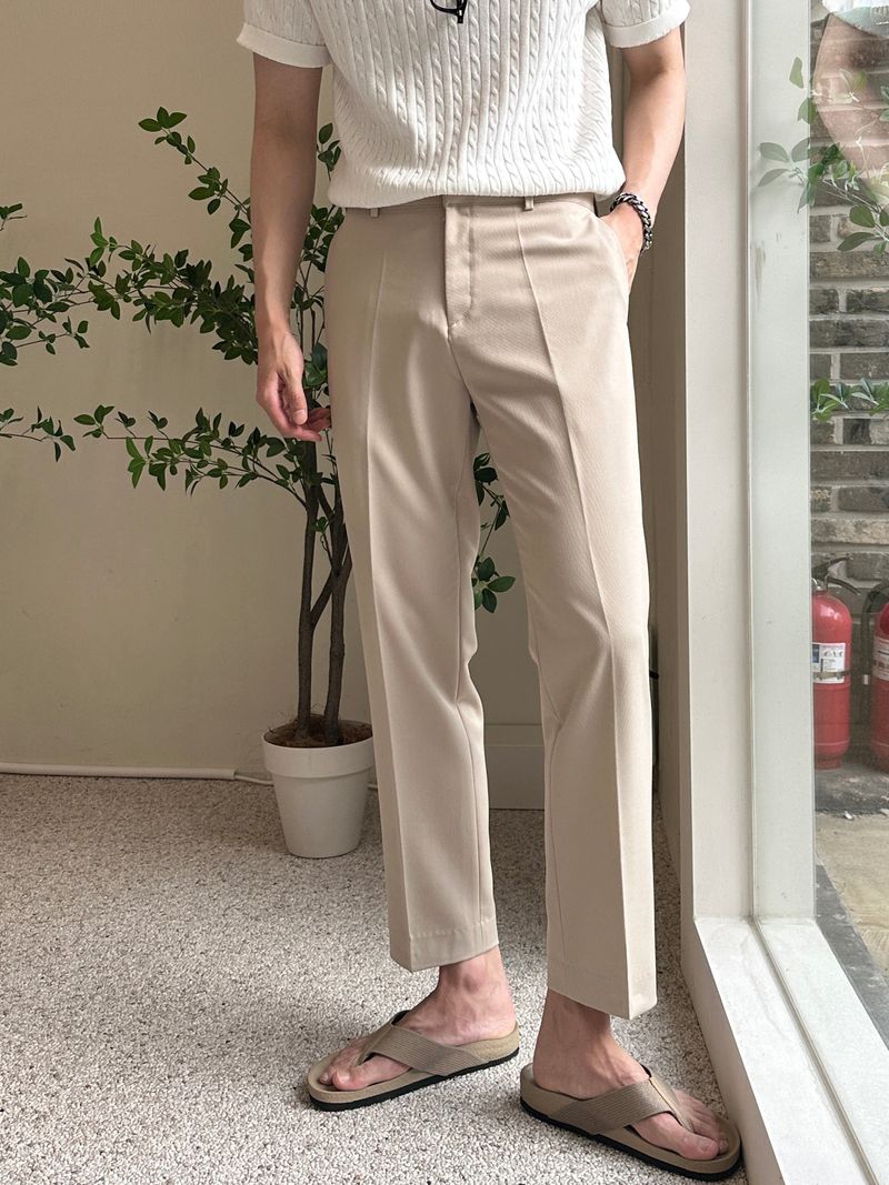 lemenne（ルメンヌ）の「モールドベストフィットクールマックスカプリスラックス（パンツ）」