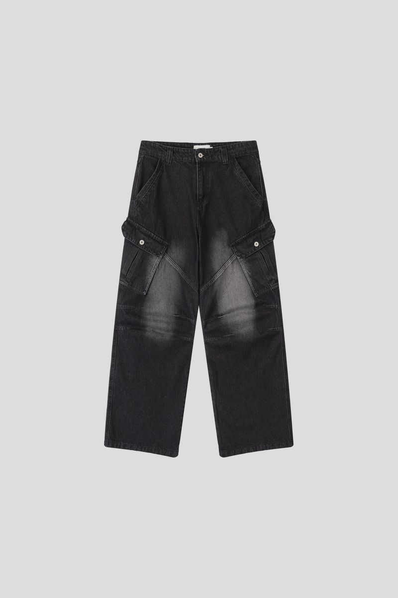 Glide Wide Cargo Denim (3color) (No.1007)