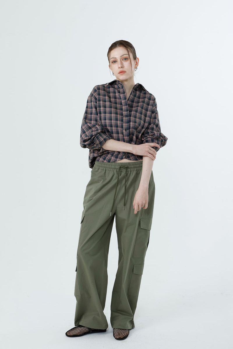 CURVE CHECK TOP_PINK
