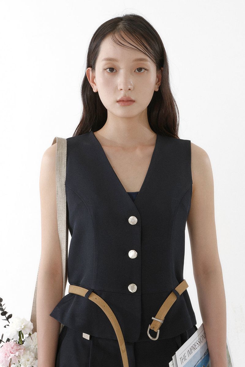 [SET-UP] TAILORED VEST SET