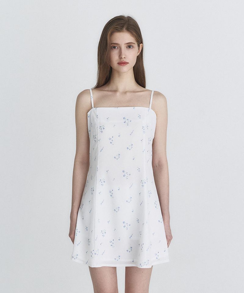 Not your rose（ノットユアローズ）の「Floral flare dress (White)（Dresses）」