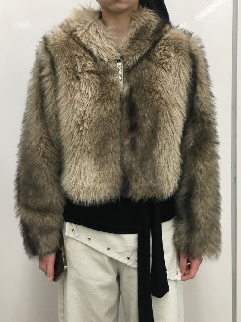 Mua Crop Fur Jacket (1c)