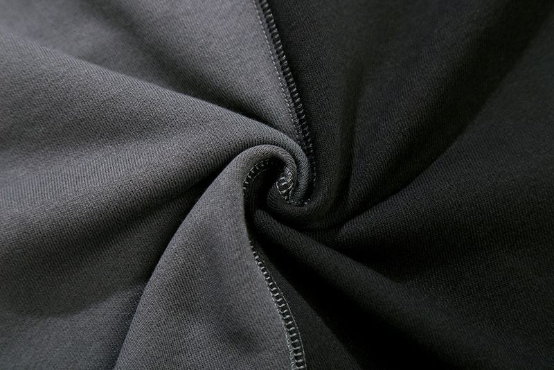 FLECK POCKET SWEAT SHIRT_BLACK
