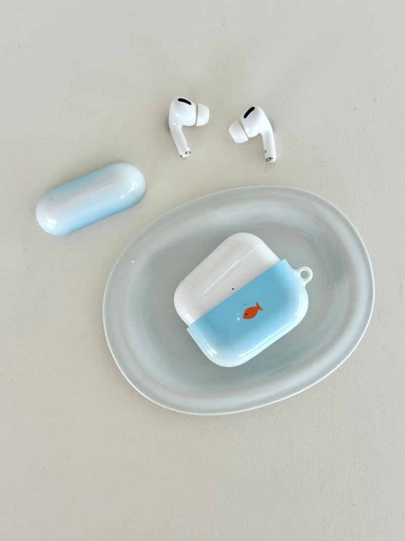 BLUE GOLDFISH Airpods Case