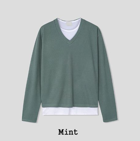 Beire Layered V-neck Knit