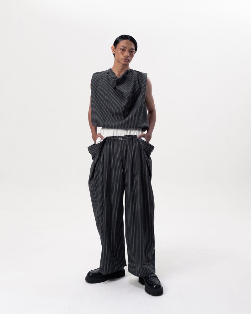 Blanc Studio（ブラン スタジオ）の「PEDESTRIAN LAYERED TROUSERS（Pants）」
