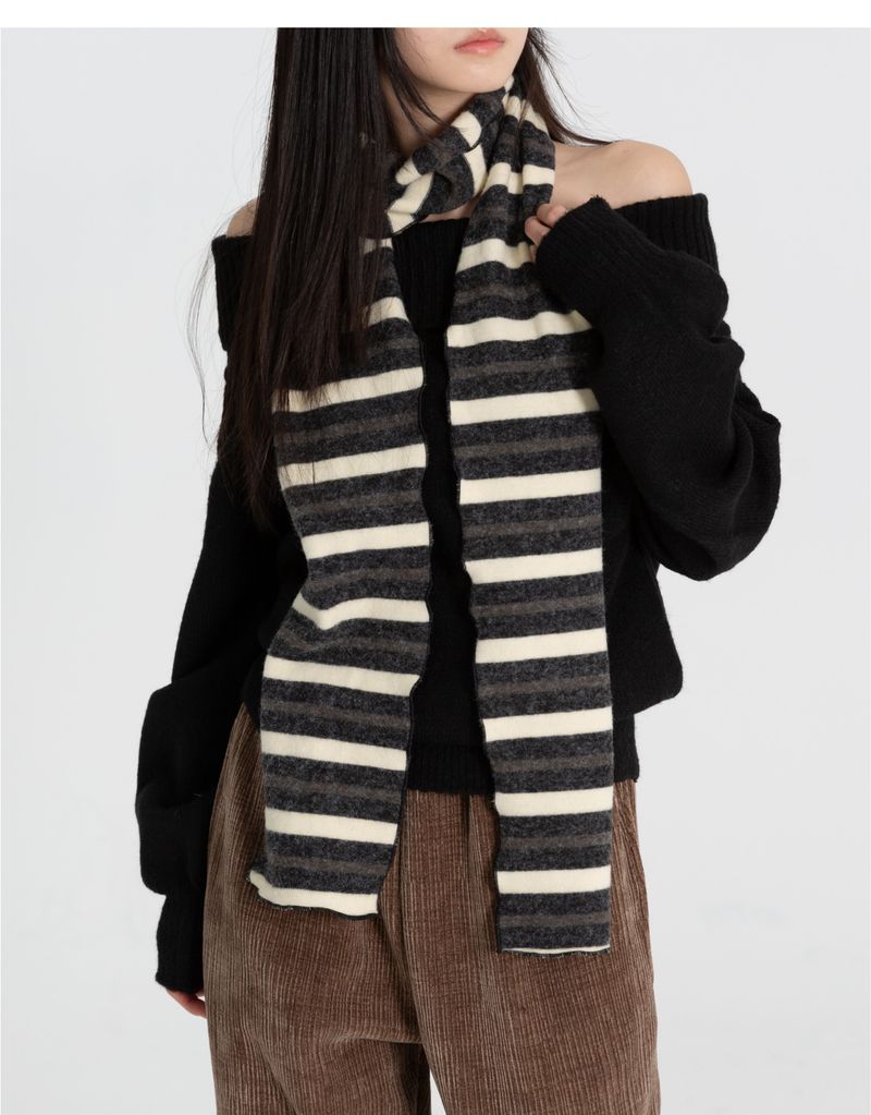 Willy stripe muffler(2colors!)