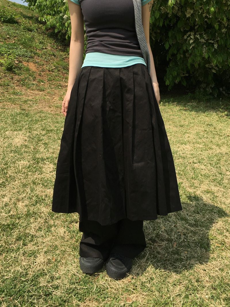 Coco Layered Skirt Pants (2c)