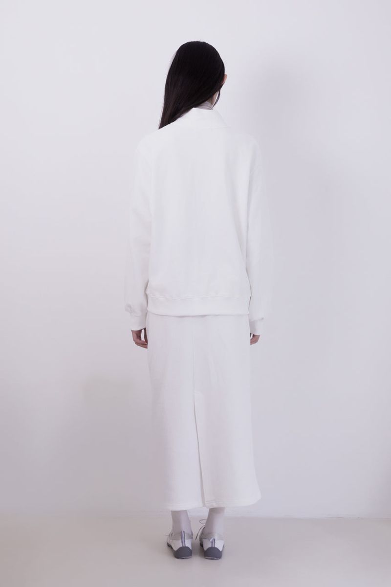 Lettering Classic Long Skirt (IVORY)