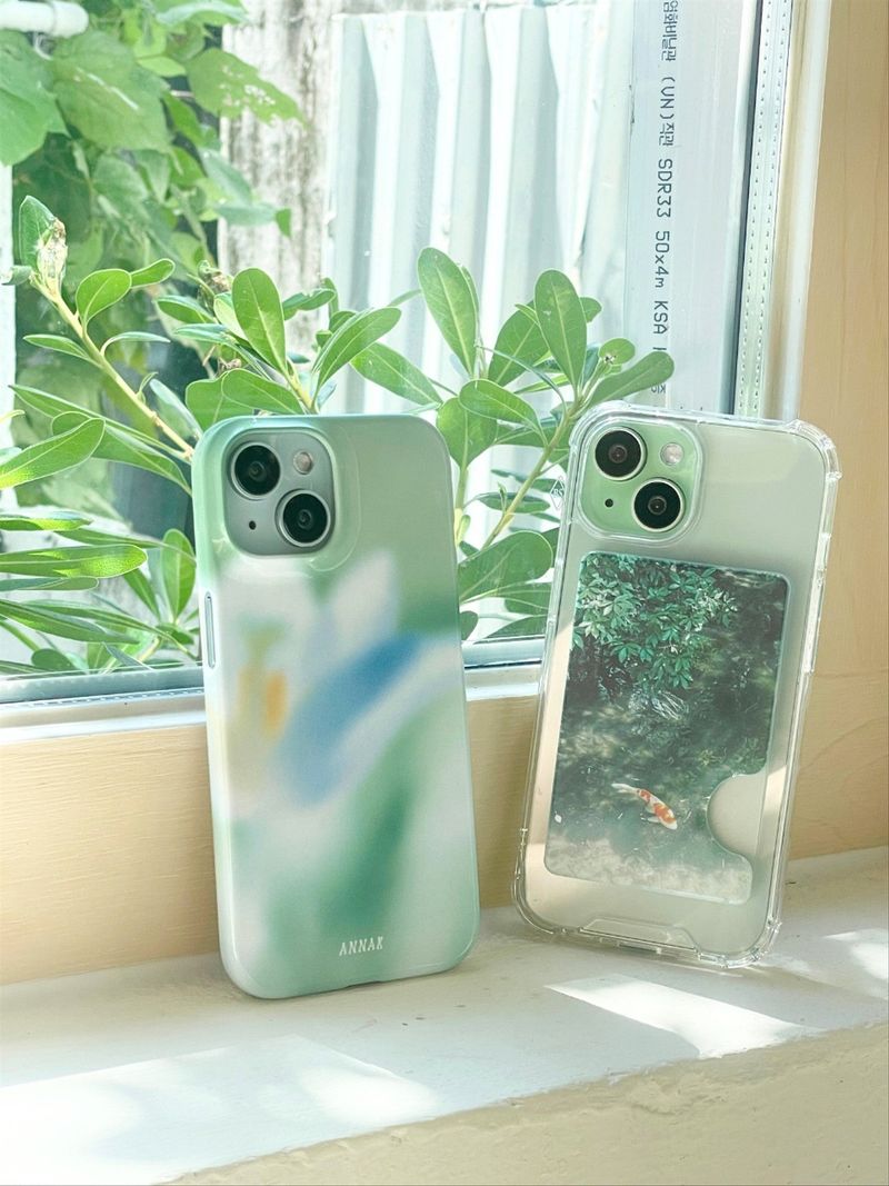 [green lily gradation hard case]