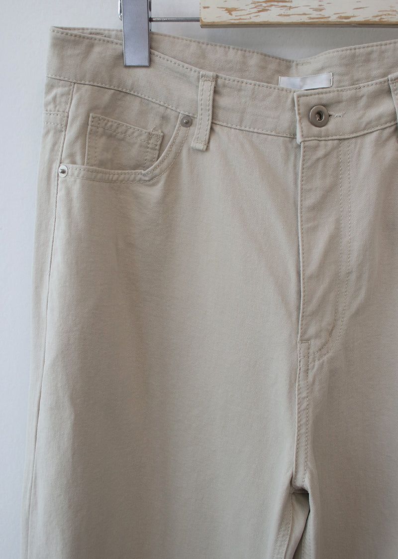 woody cotton wide pants