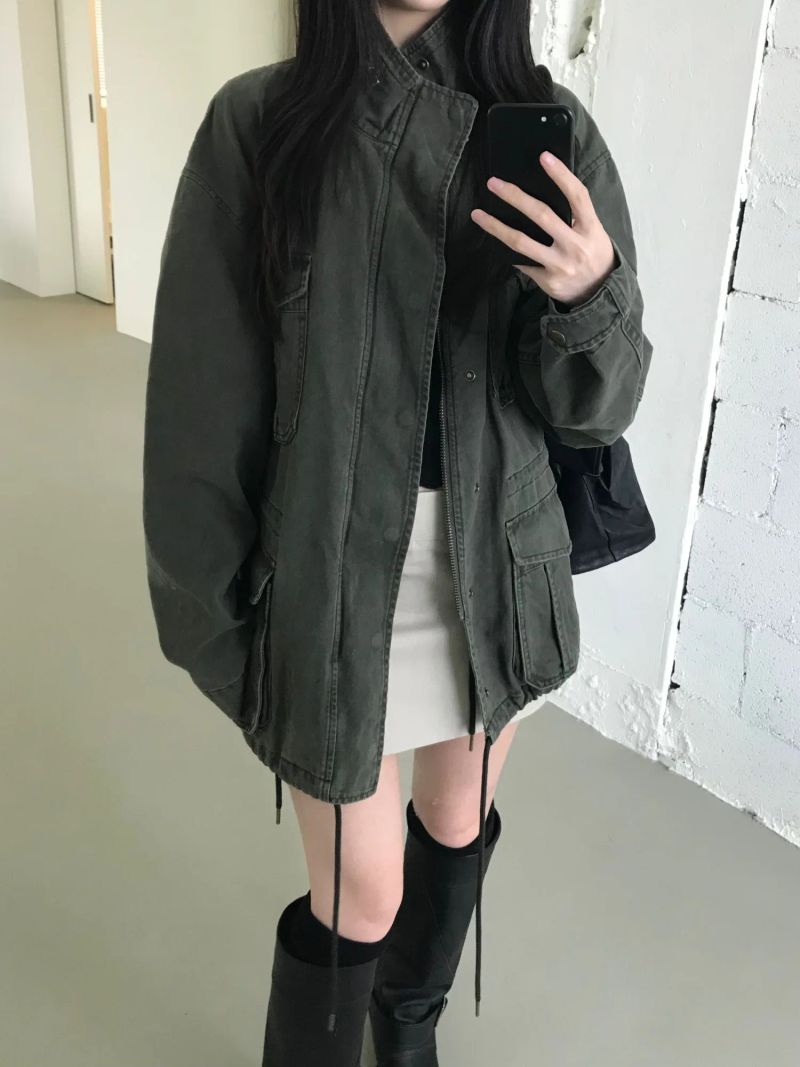 Washed Field Jacket (2 colors)