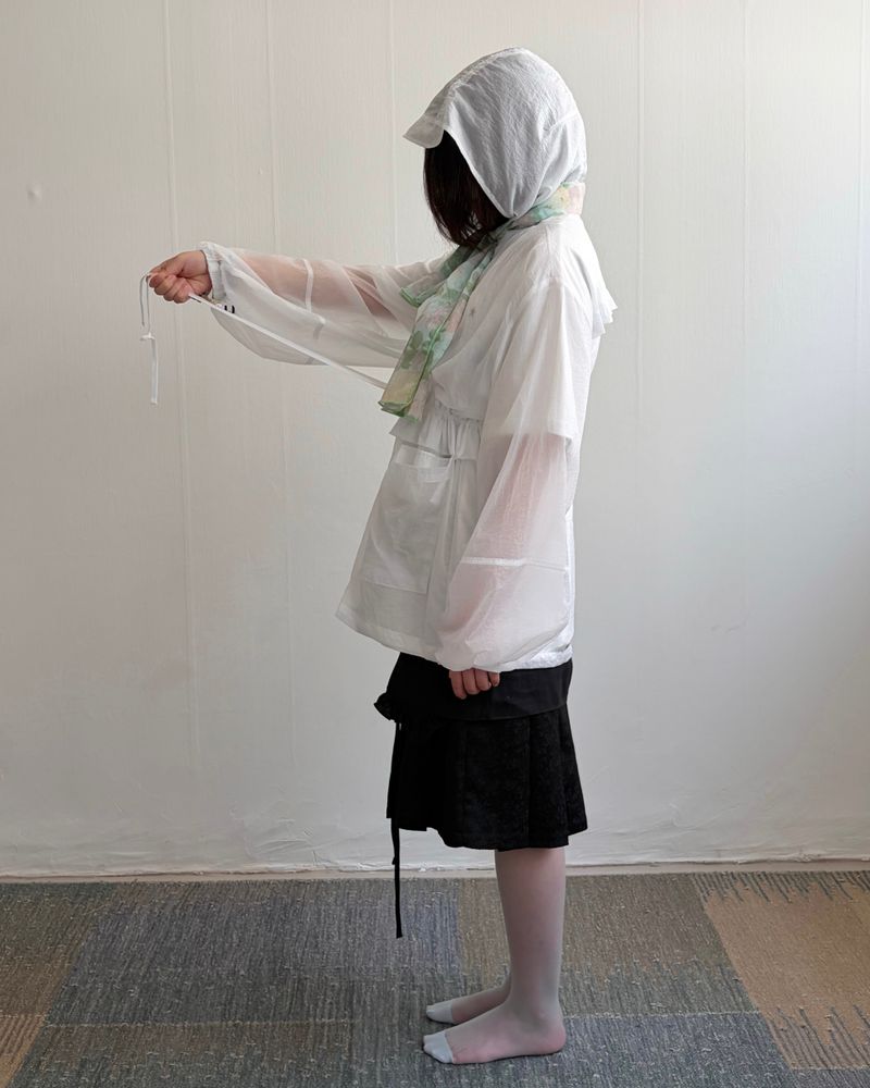 Dewy Flower Pleats Skirt