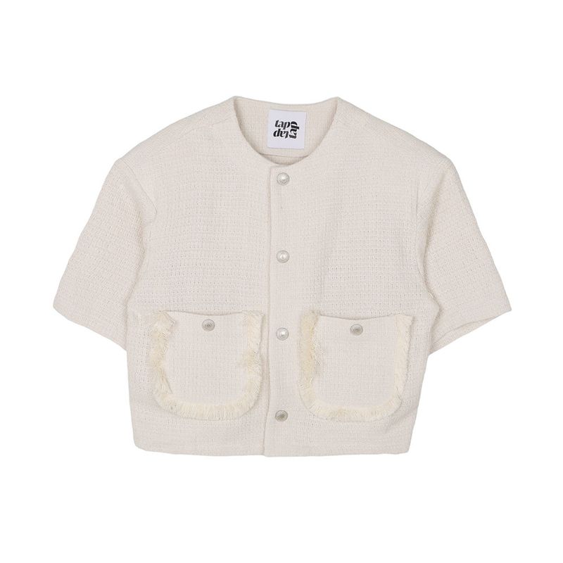 3 TAP Snap Tweed Jacket (2color)