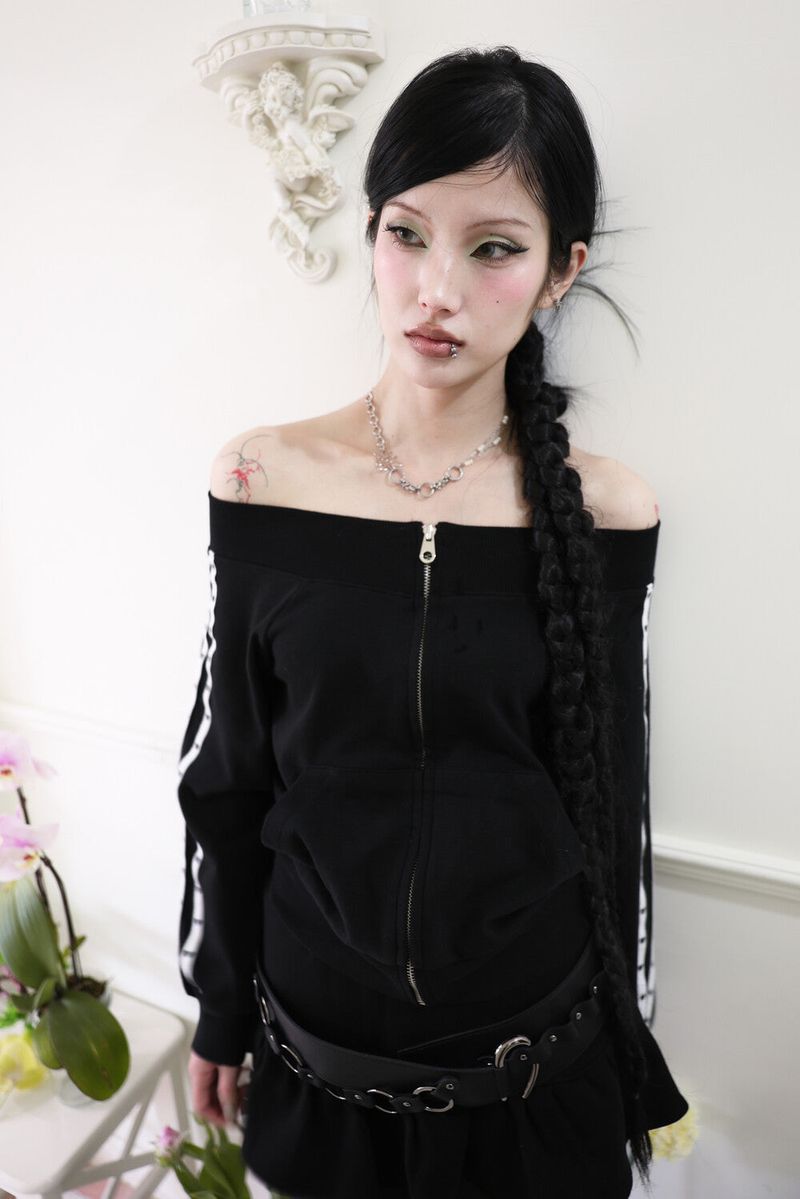 Lotus Pearl Chain Necklace (3way)