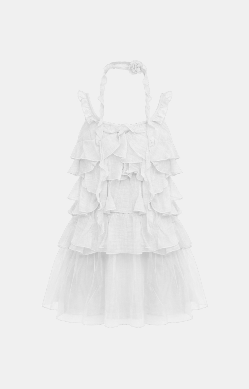 Elise Tiered Chiffon Dress