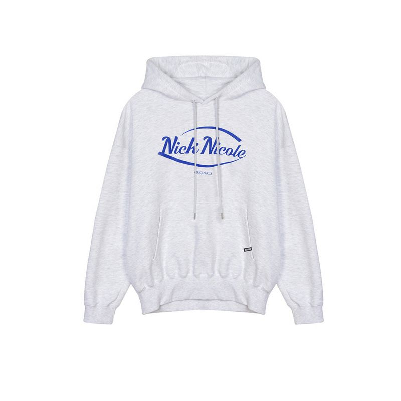 NICK&NICOLE(ニック&ニコール)の「NICOLE ORIGINALS HOODY_MELANGE BLUE(Tops)」