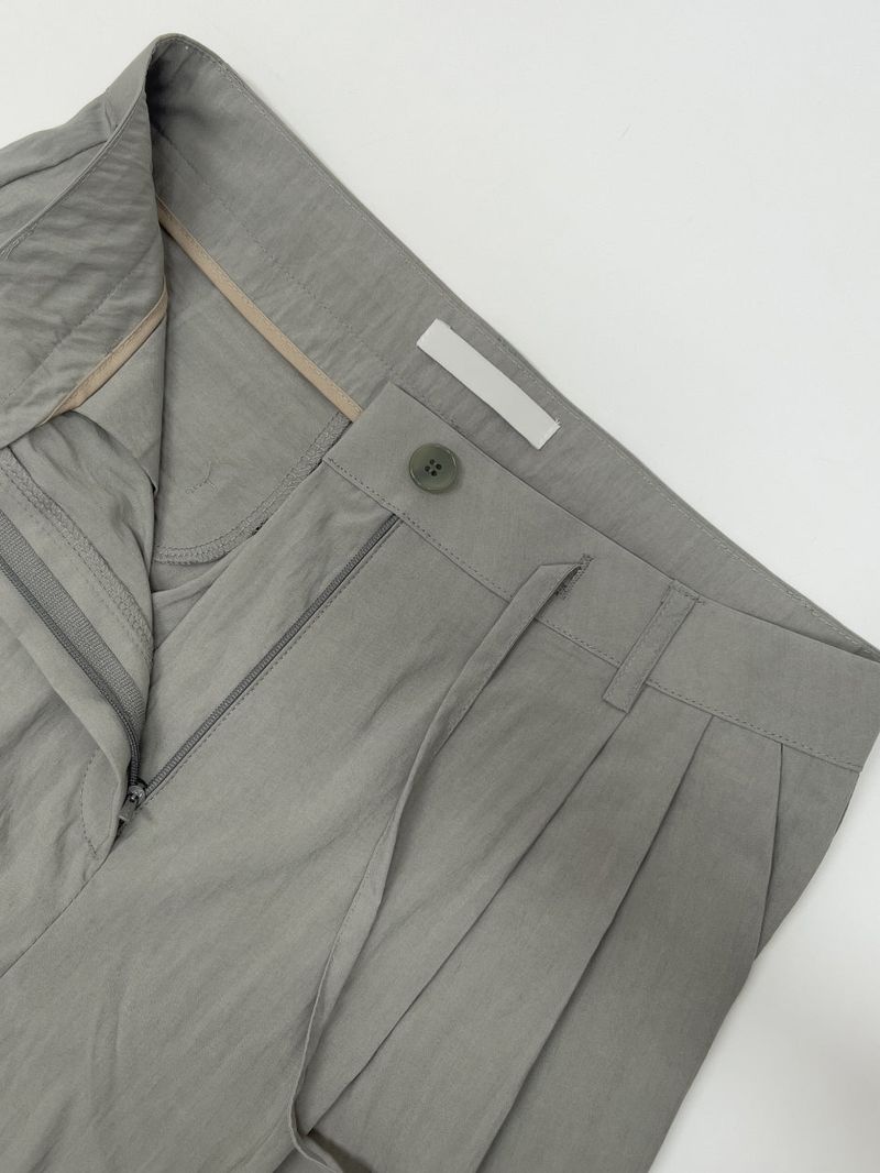 Yvon Nylon Strap Wide Slacks