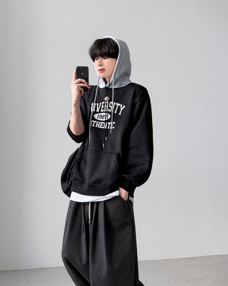 Eyes Two-Tone Over Hoodie